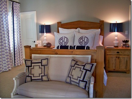 Final Bedroom, purple and navy