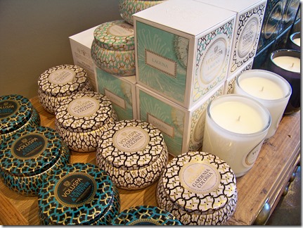 Voluspa candles, Heather Scott Home and Design